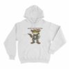 Cowboy Frog Unisex Hoodie White