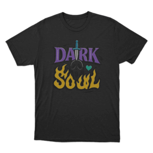 Dark Soul Flame Unisex T Shirt Black