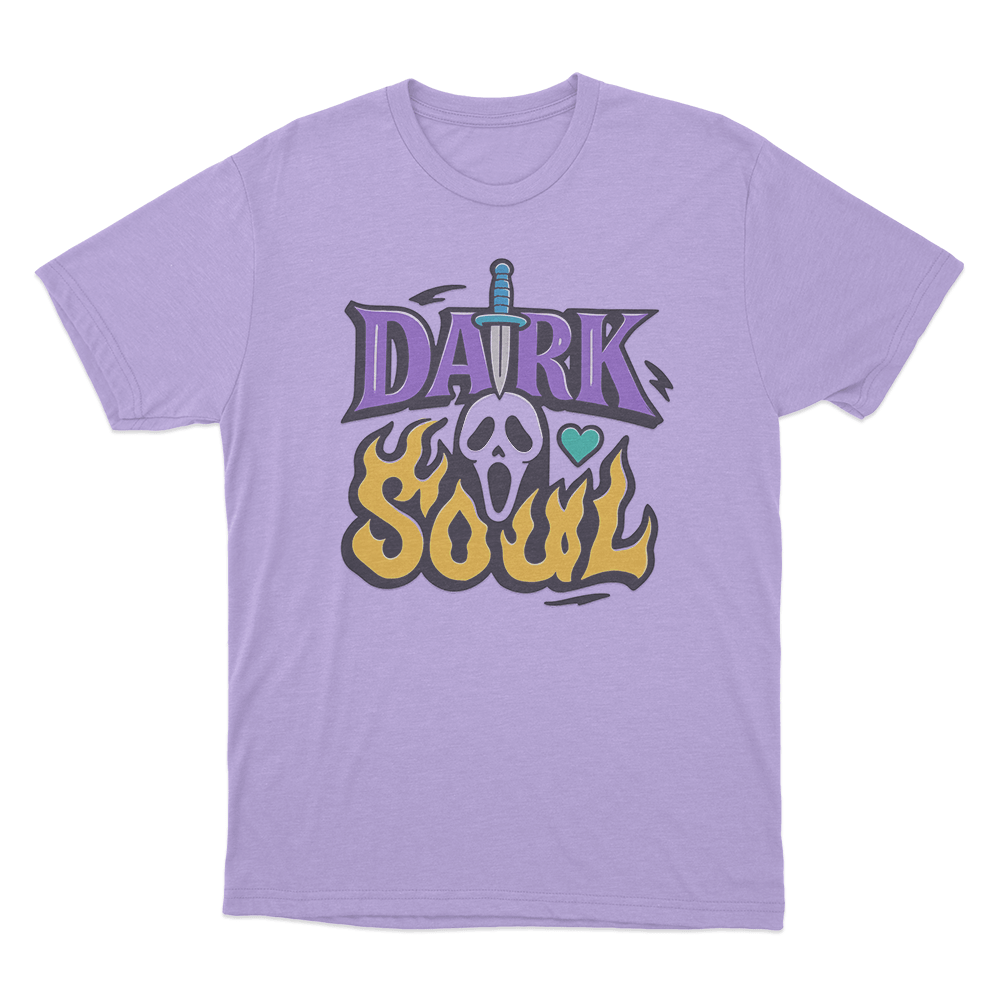 Dark Soul Flame Unisex T Shirt Purple Dark Soul Flame Unisex T Shirt Purple