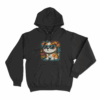 Dog Graffiti Art Print Unisex Hoodie Black