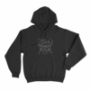 French Bulldog Sketch Unisex Hoodie Black