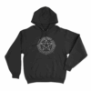 Ornate Pentagram Seal Unisex Hoodie Black
