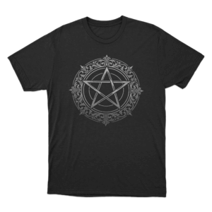 Ornate Pentagram Seal Unisex T Shirt Black