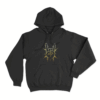 Rock On Hand Sign Unisex Hoodie Black