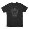 Skull With Crown Unisex T Shirt Black
