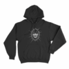 That Cool Skull Summer Print Unisex Hoodie Black