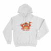 Yee Claw Cowboy Crab Unisex Hoodie White